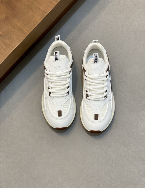 Christian Dior CD Low-top Sneakers Reflective Logo Rubber Sole