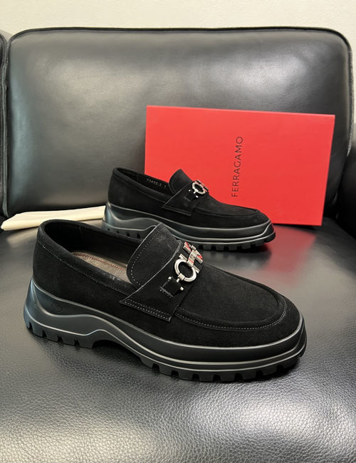 Ferragamo Premium Leather Comfortable Casual Shoes
