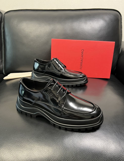 Ferragamo Premium Leather Comfortable Casual Shoes