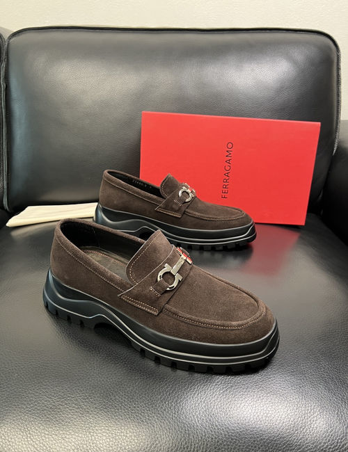 Ferragamo Premium Leather Comfortable Casual Shoes