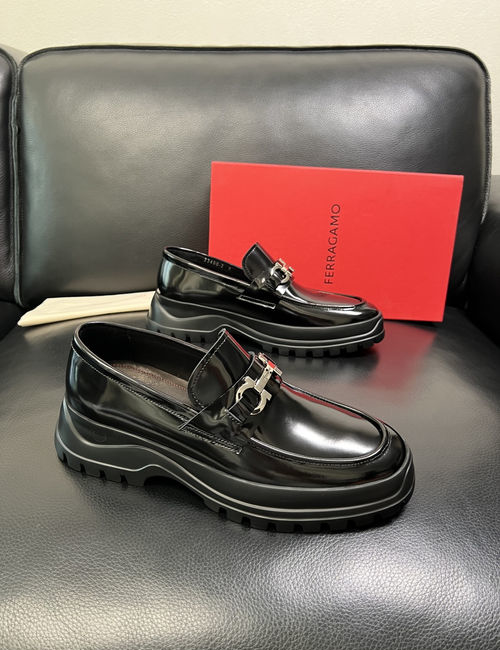 Ferragamo Premium Leather Comfortable Casual Shoes