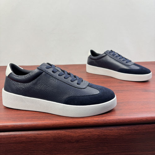 Hugo Boss Basketball Leather Low-top Sneakers