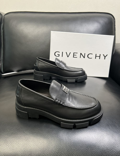 Givenchy Leather Mesh Casual Shoes With Soft Insole