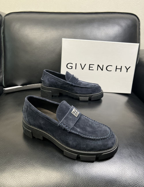 Givenchy Leather Mesh Casual Shoes With Soft Insole