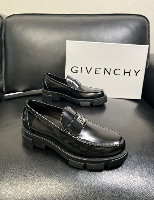 Givenchy Leather Mesh Casual Shoes With Soft Insole