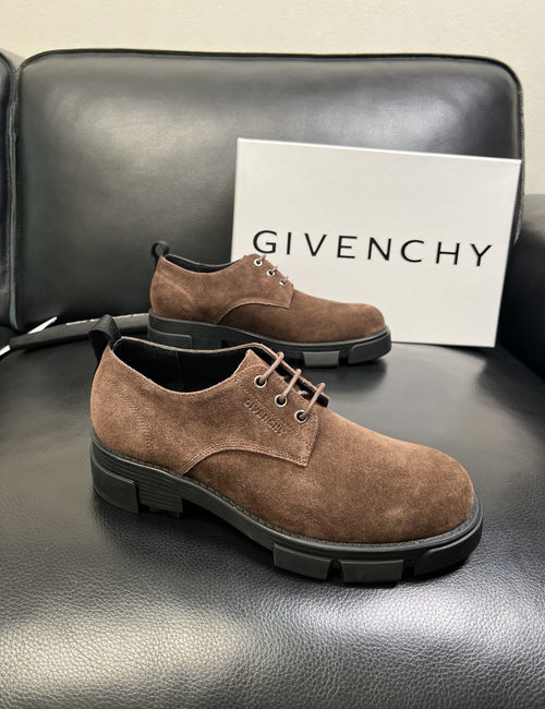 Givenchy Leather Mesh Casual Shoes With Soft Insole