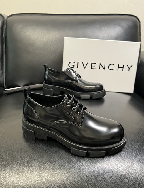 Givenchy Leather Mesh Casual Shoes With Soft Insole