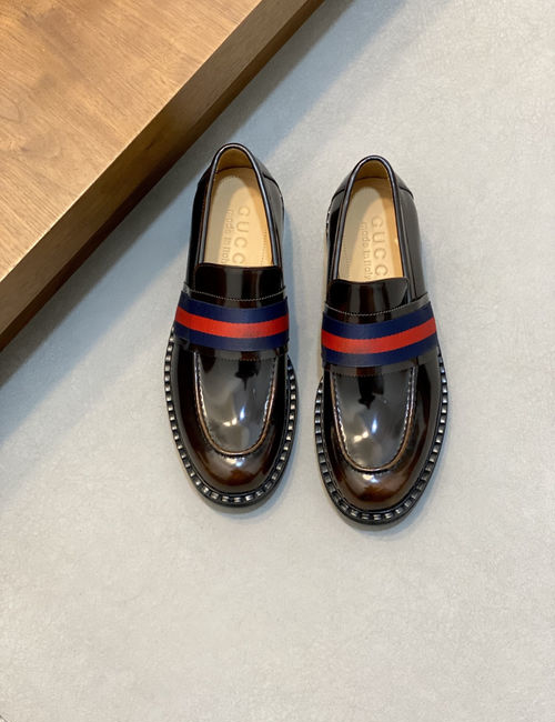 Gucci Sheepskin Leather Casual Shoes With Memory Insole