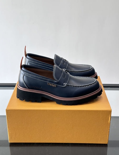 Bally Moments Leather Loafers With Thick Sole