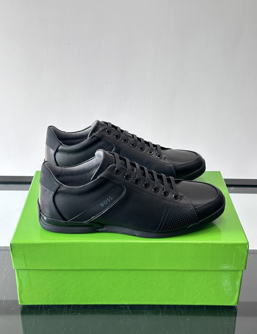 Hugo Boss Leather Breathable Golf Sneakers