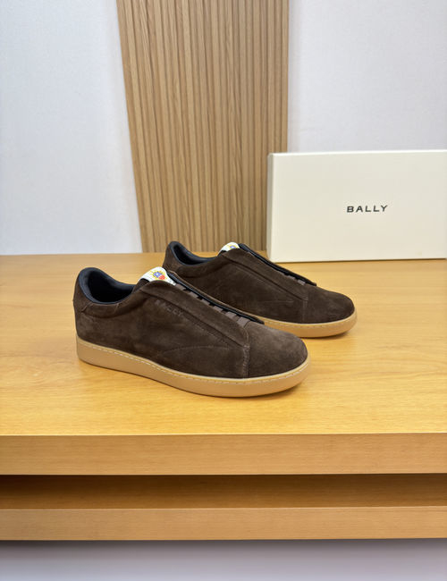 Bally Suede Leather Casual Sneakers With TPR Sole