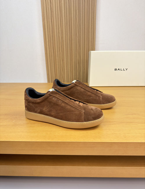 Bally Suede Leather Casual Sneakers With TPR Sole
