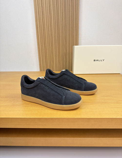 Bally Suede Leather Casual Sneakers With TPR Sole