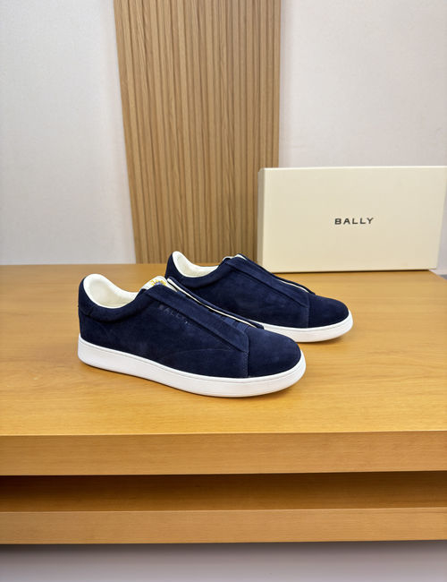 Bally Suede Leather Casual Sneakers With TPR Sole