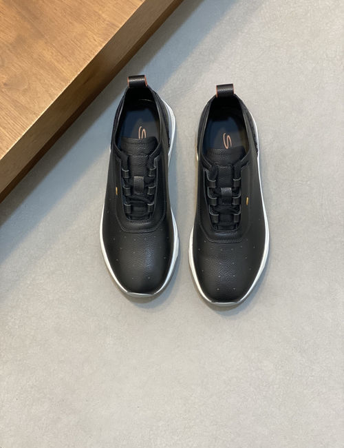 Santoni Calfskin Casual Sneakers