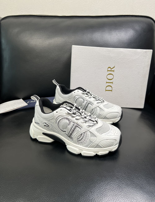 Christian Dior CD Sneakers With Cowhide Upper And Rubber Sole