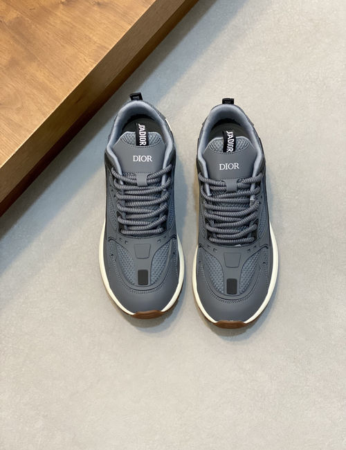 Christian Dior CD Low-top Sneakers Reflective Logo Rubber Sole