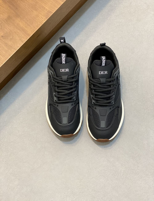 Christian Dior CD Low-top Sneakers Reflective Logo Rubber Sole