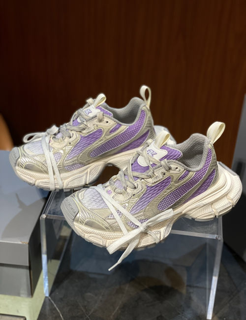Balenciaga 3xl Breathable Mesh Distressed Chunky Sneakers