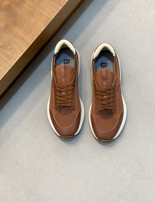 Hugo Boss Breathable Lace-Up Knit Casual Sneakers