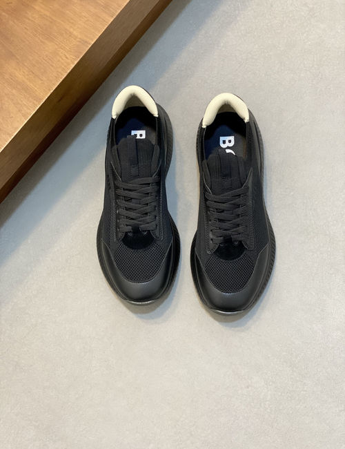 Hugo Boss Breathable Lace-Up Knit Casual Sneakers