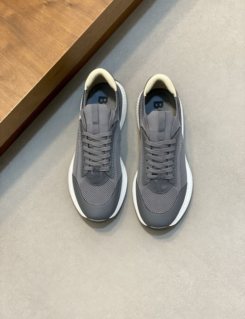 Hugo Boss Breathable Lace-Up Knit Casual Sneakers