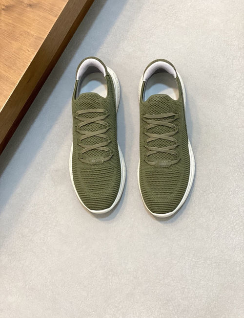 Hugo Boss Ttnm Evo Knit Leather Sneakers