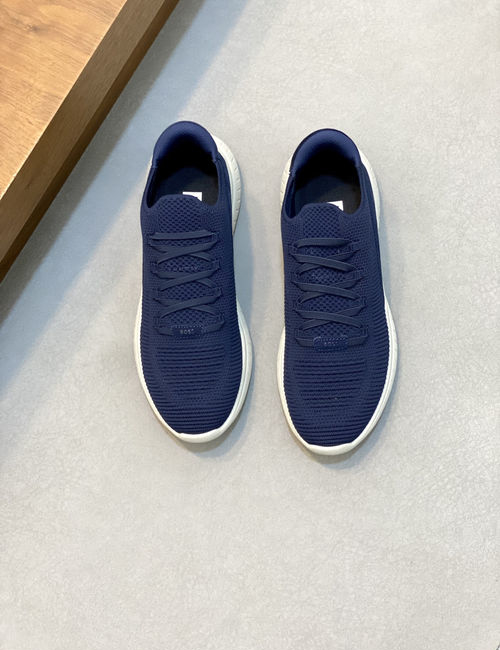 Hugo Boss Ttnm Evo Knit Leather Sneakers
