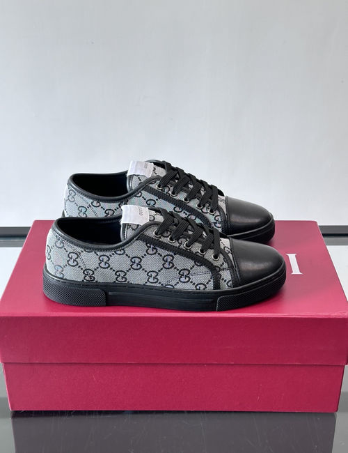 Gucci GG Embossed Leather Sneakers
