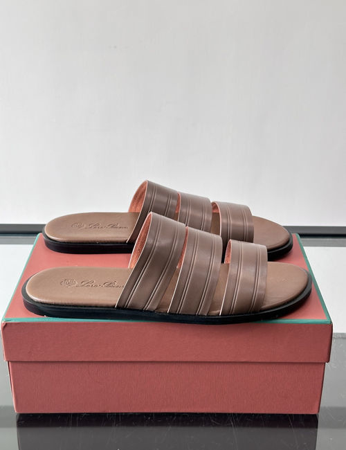 Loro Piana LP Genuine Leather Non-Slip Casual Sandals
