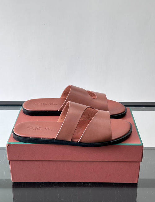 Loro Piana LP Genuine Leather Non-Slip Casual Sandals