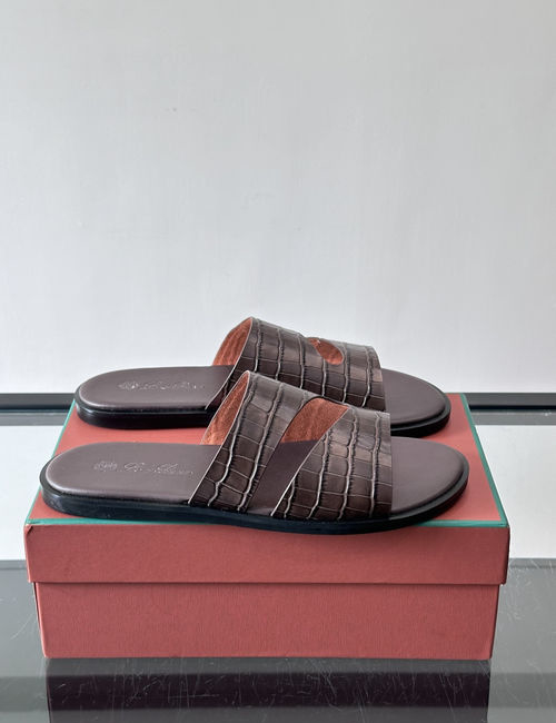 Loro Piana LP Genuine Leather Non-Slip Casual Sandals