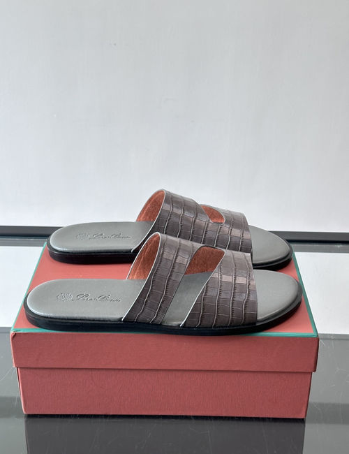 Loro Piana LP Genuine Leather Non-Slip Casual Sandals