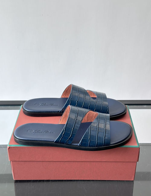 Loro Piana LP Genuine Leather Non-Slip Casual Sandals
