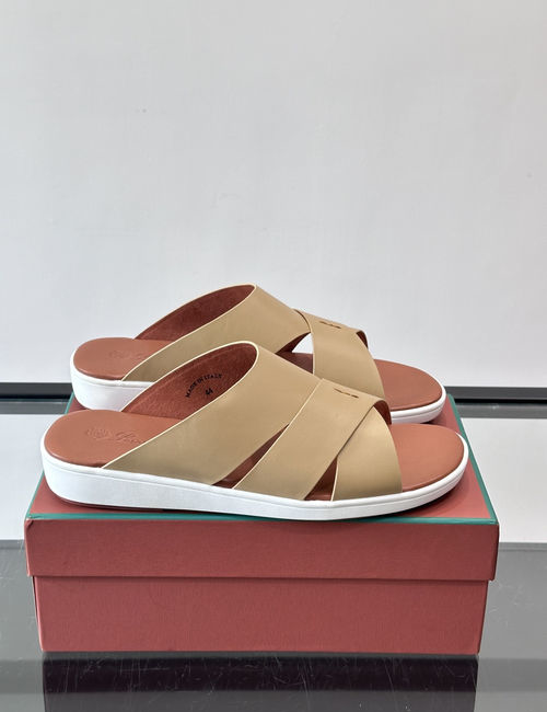 Loro Piana LP Cowhide Leather Sandals