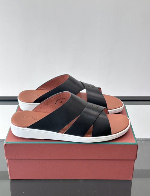 Loro Piana LP Cowhide Leather Sandals