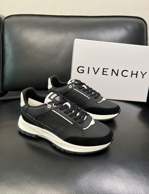 Givenchy Premium Leather Mesh Casual Sneakers