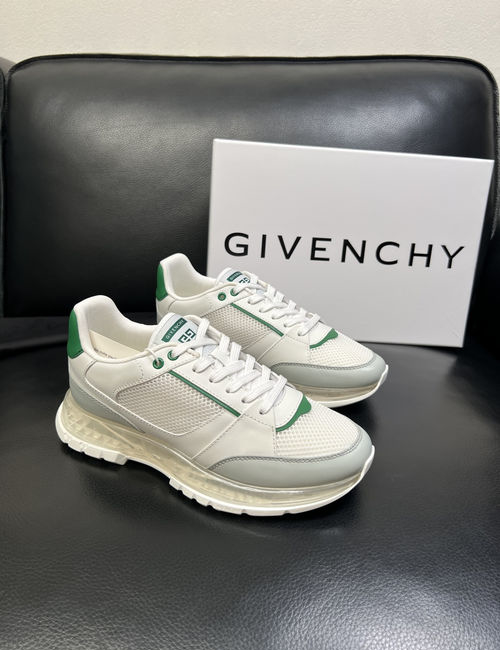 Givenchy Premium Leather Mesh Casual Sneakers