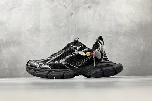 Balenciaga 3XL Black And White Sneakers
