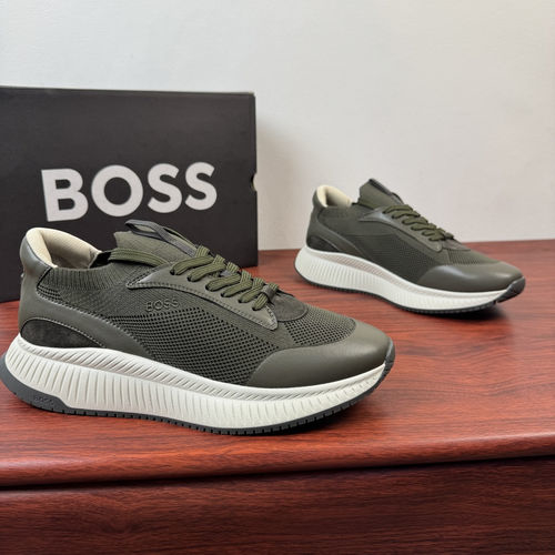 Hugo Boss Lightweight Knitted Running Shoes With Full Set