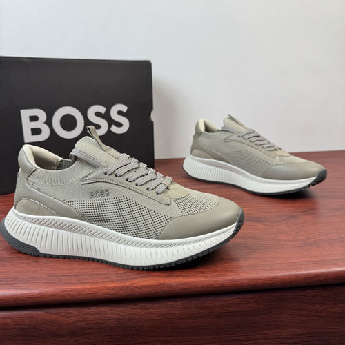 Hugo Boss Lightweight Knitted Running Shoes With Full Set