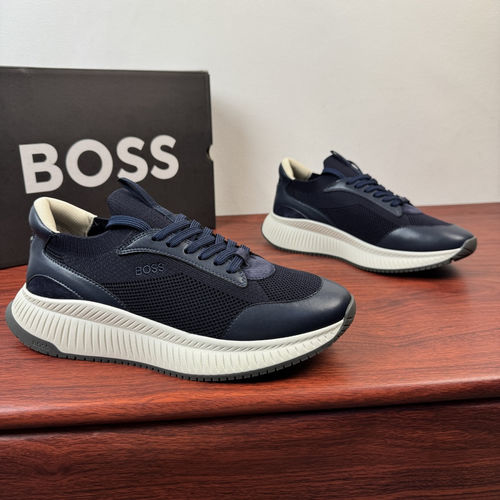 Hugo Boss Lightweight Knitted Running Shoes With Full Set