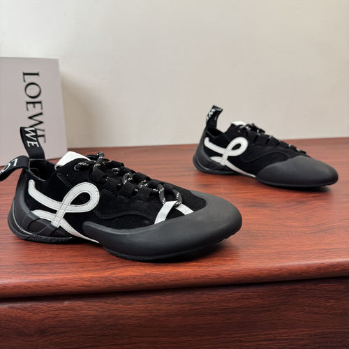 Loewe Suede Leather Grip Climbing Style Sneakers