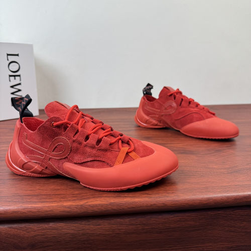 Loewe Suede Leather Grip Climbing Style Sneakers