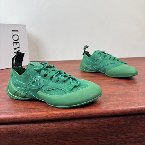 Loewe Suede Leather Grip Climbing Style Sneakers