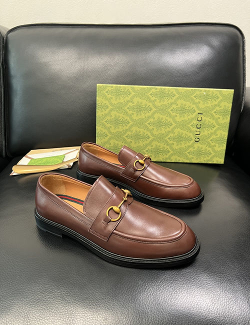 Gucci Classic Leather Dress Shoes
