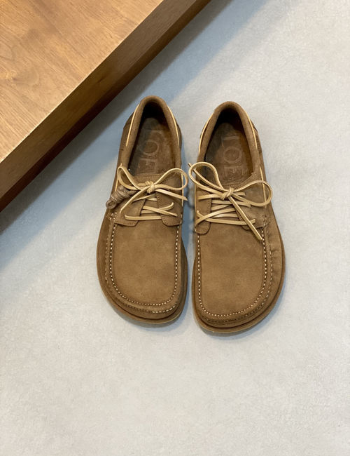 Loewe Suede Casual Shoes With TPU Sole