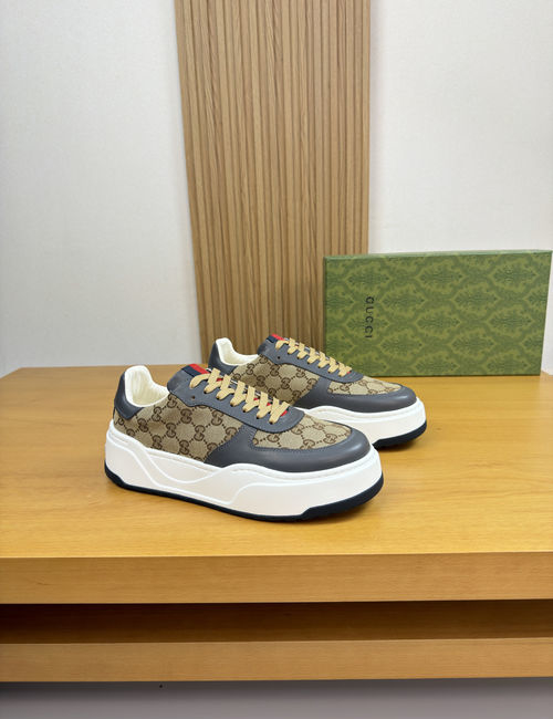Gucci Nappa Leather Totem Casual Sneakers