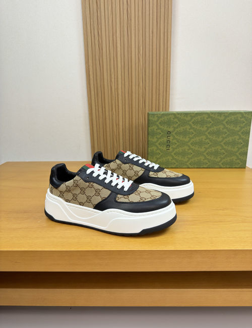 Gucci Nappa Leather Totem Casual Sneakers