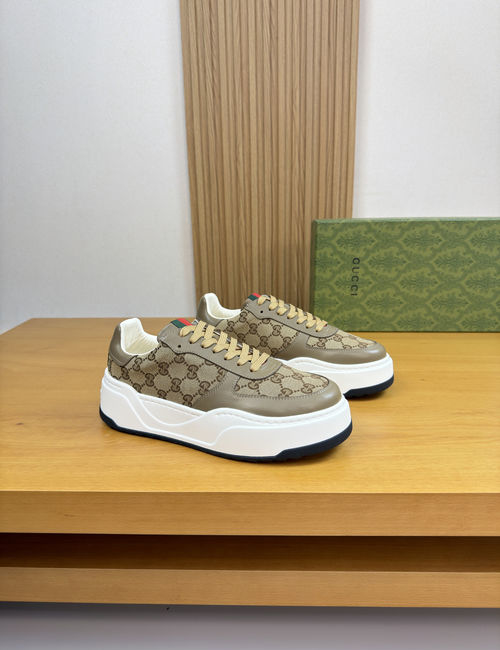 Gucci Nappa Leather Totem Casual Sneakers